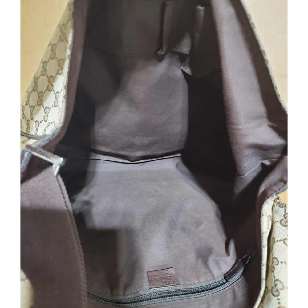 GUCCI Monogram Beige Gg Large Messenger Bag - Picture 12 of 12